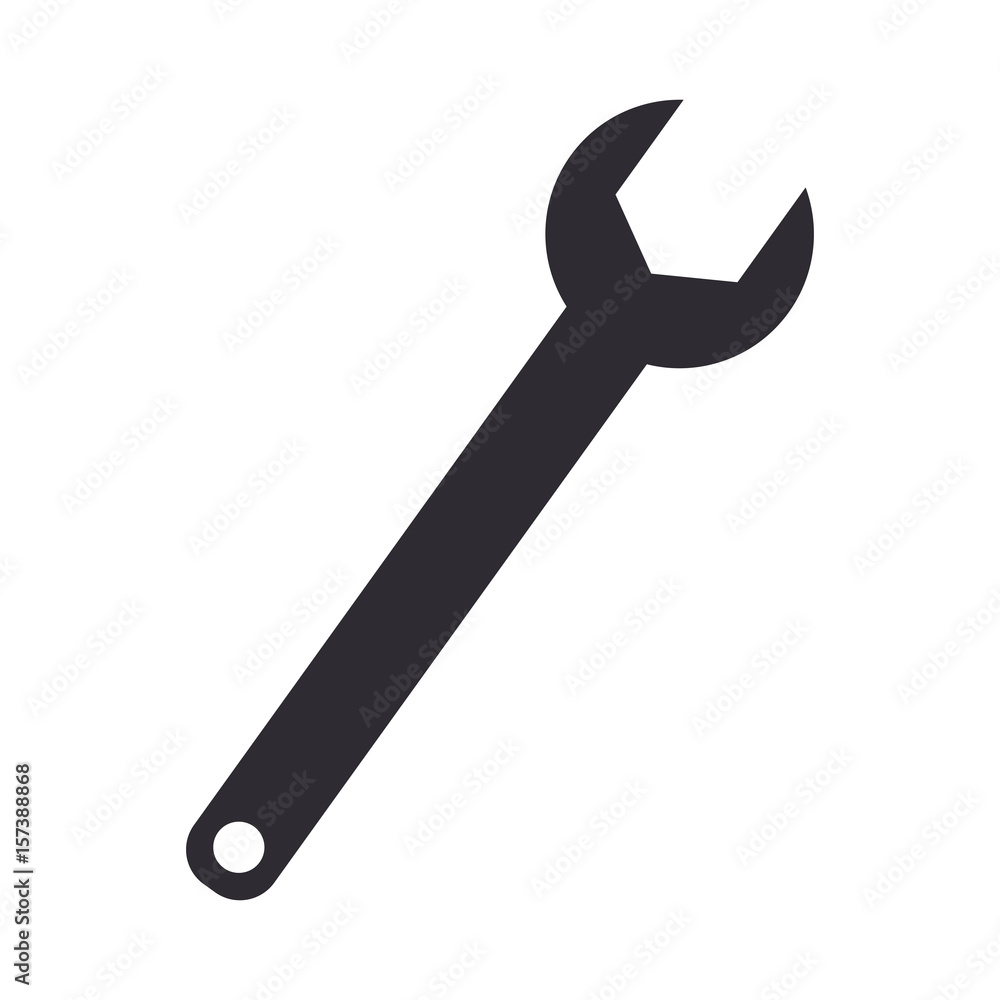 Wrench tool isolated icon vector illustration graphic design Wrench tool isolated icon vector illustration graphic design