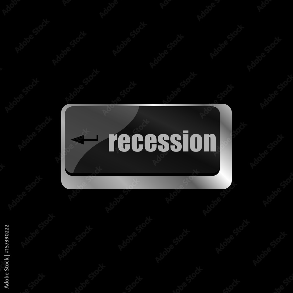 recession enter button on computer keyboard key recession enter button on computer keyboard key