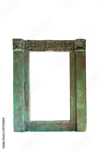 vintage wood picture frame