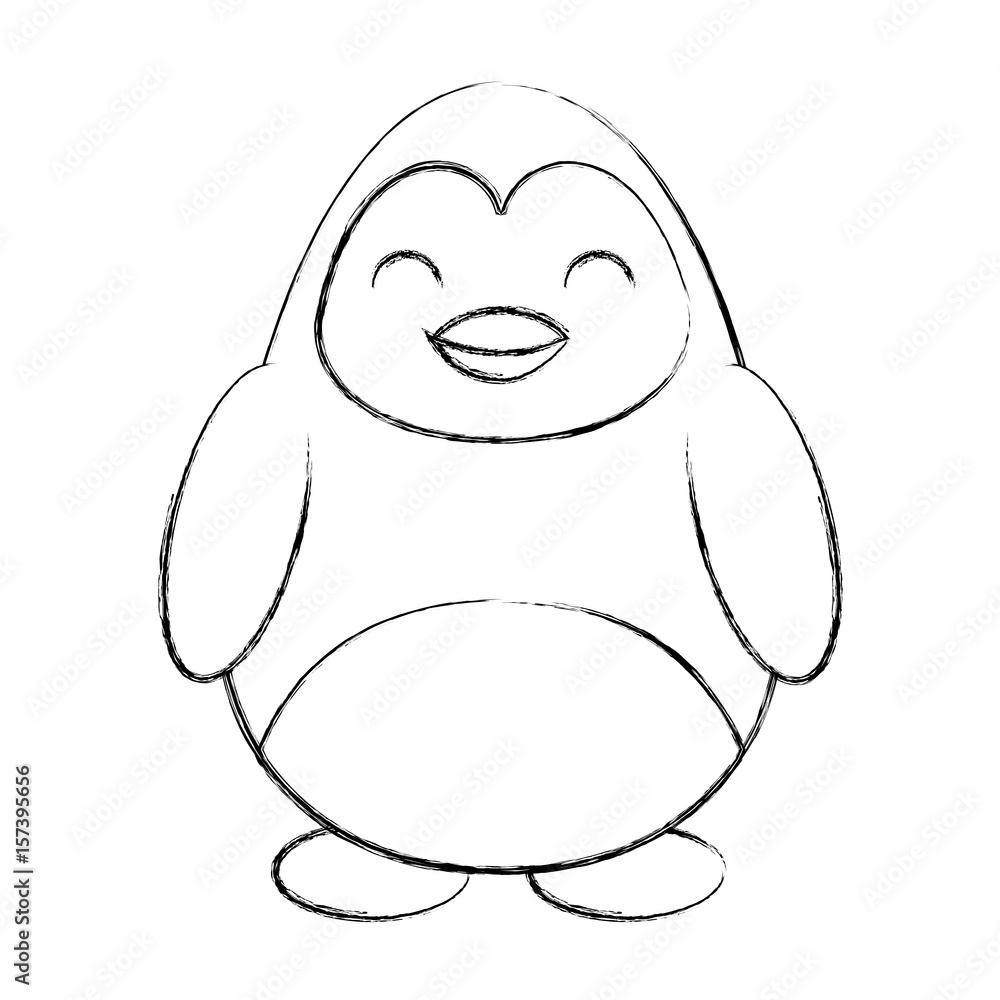 cute sketch draw penguin cartoon graphic design cute sketch draw penguin cartoon graphic design