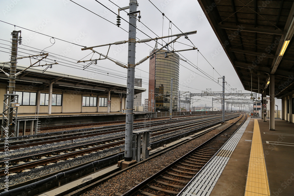 Japanese Railways Shinkansen In Japan.