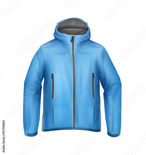 Blue unisex jacket