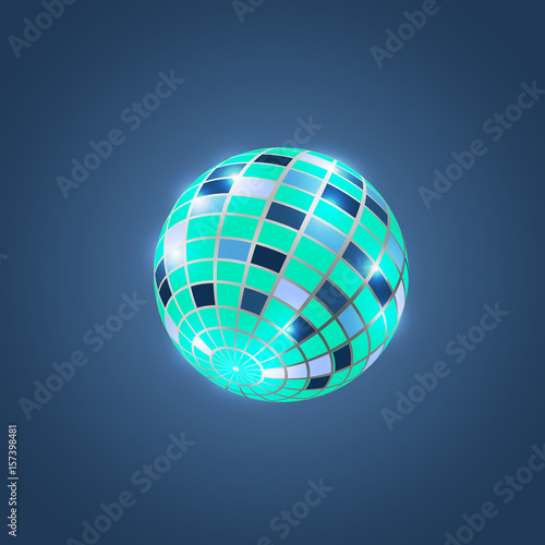 Disco ball. Vector illustration
