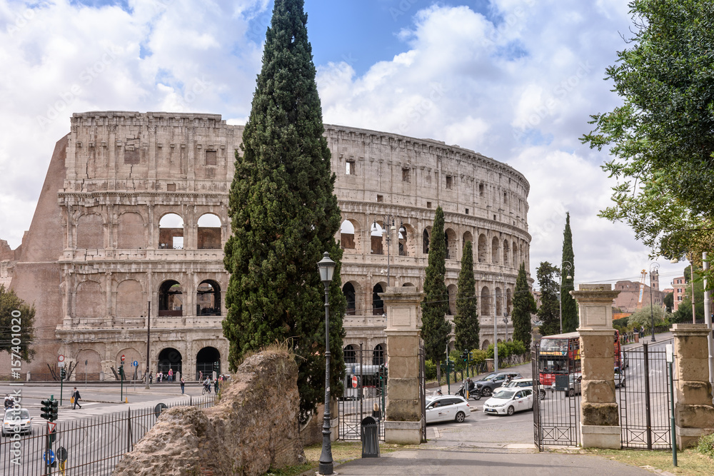 Roman ColiseumThe old Colosseum in Rome, the gladiators fight