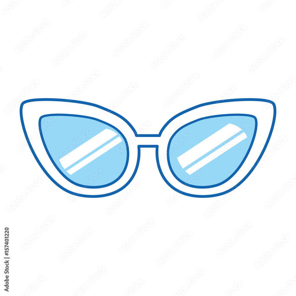 blue icon sunglasses cartoon vector graphic design blue icon sunglasses cartoon vector graphic design