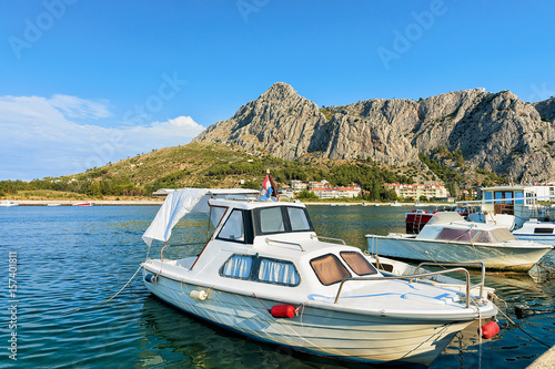 Boats at Cetina River in Omis © Roman Babakin
