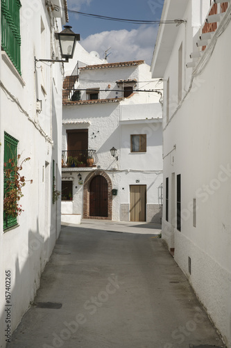 calles del municipio de Istán en la comarca de la sierra de las nieves, provincia de Málaga, Andalucía