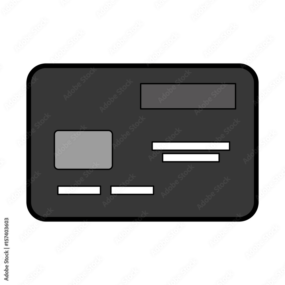 flat black credit card cartoon vector graphic design flat black credit card cartoon vector graphic design