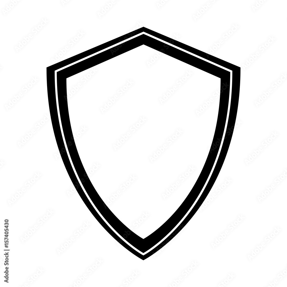 black icon shield cartoon vector graphic design black icon shield cartoon vector graphic design