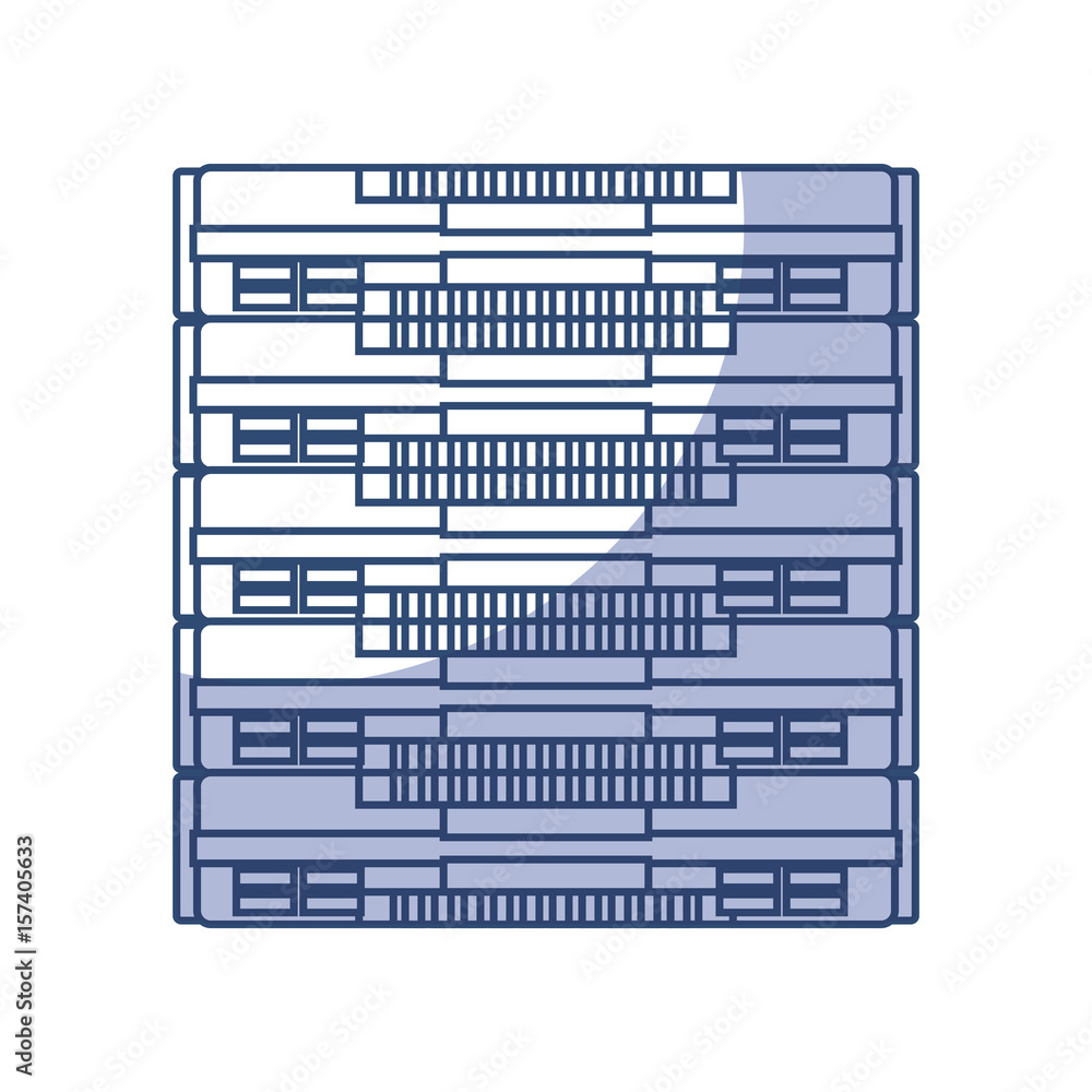 shadow blue server cartoon vector graphic design shadow blue server cartoon vector graphic design