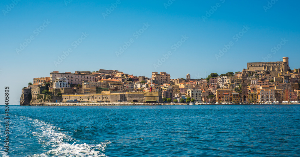 View of medieval town of Gaeta, Lazio, Italy