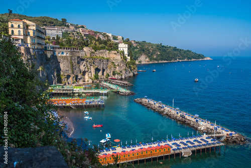 Panoramic view of Sorrento, the Amalfi Coast, Italy