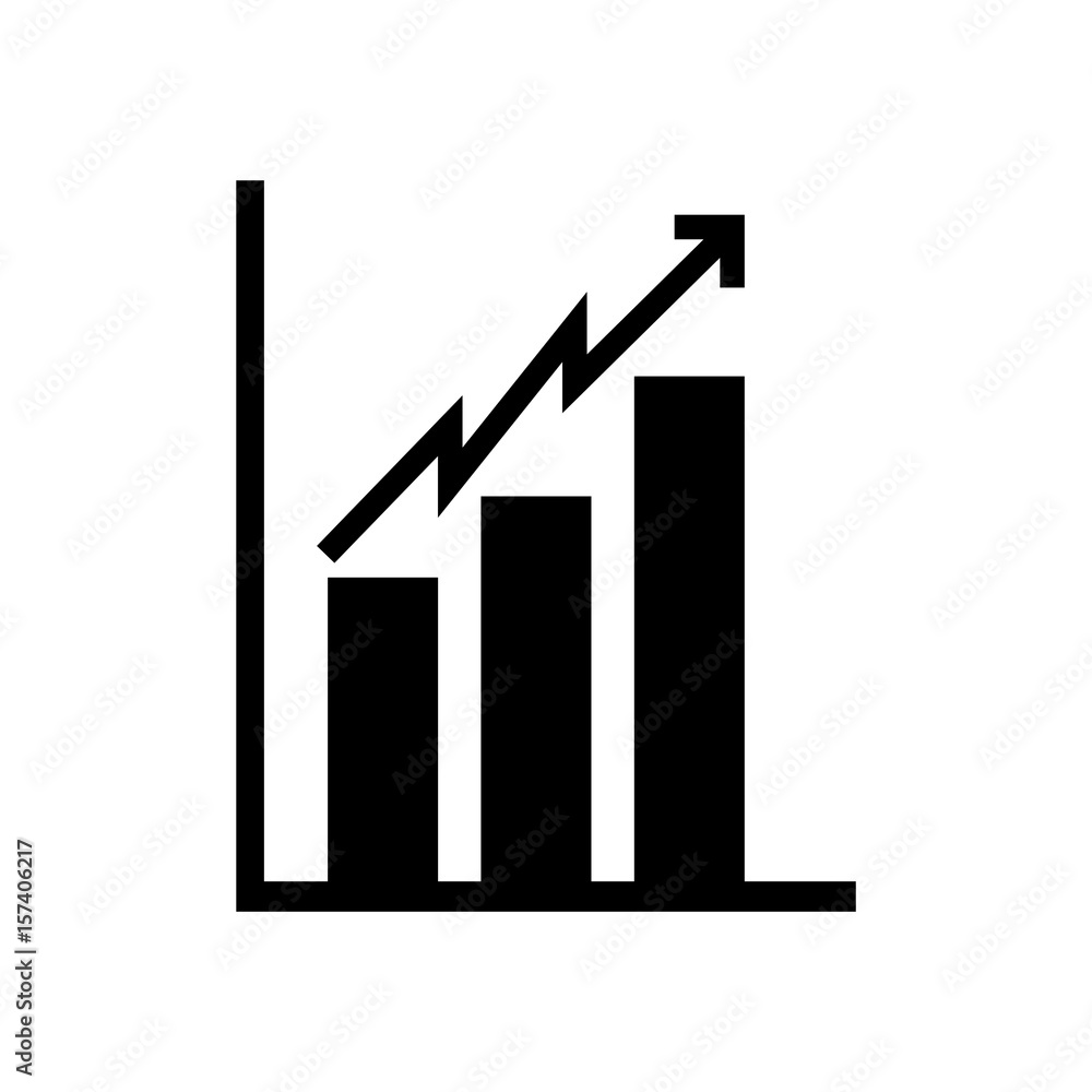 black icon bar chart icon vector graphic design black icon bar chart icon vector graphic design