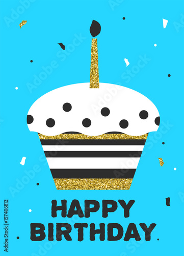 Cupcake: Happy Birthday