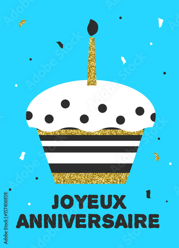 Cupcake: Joyeux Anniversaire