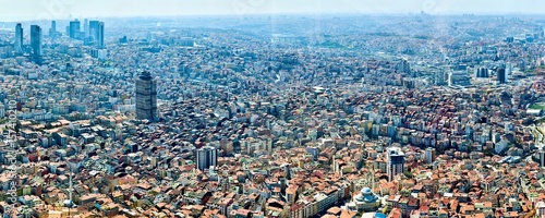 Canvas Print View of the roofs of Istanbul