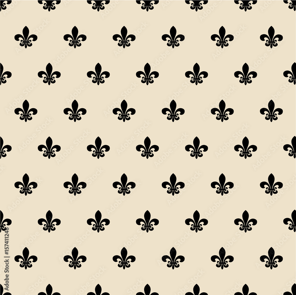 Fleur de lis pattern vector Fleur de lis pattern vector