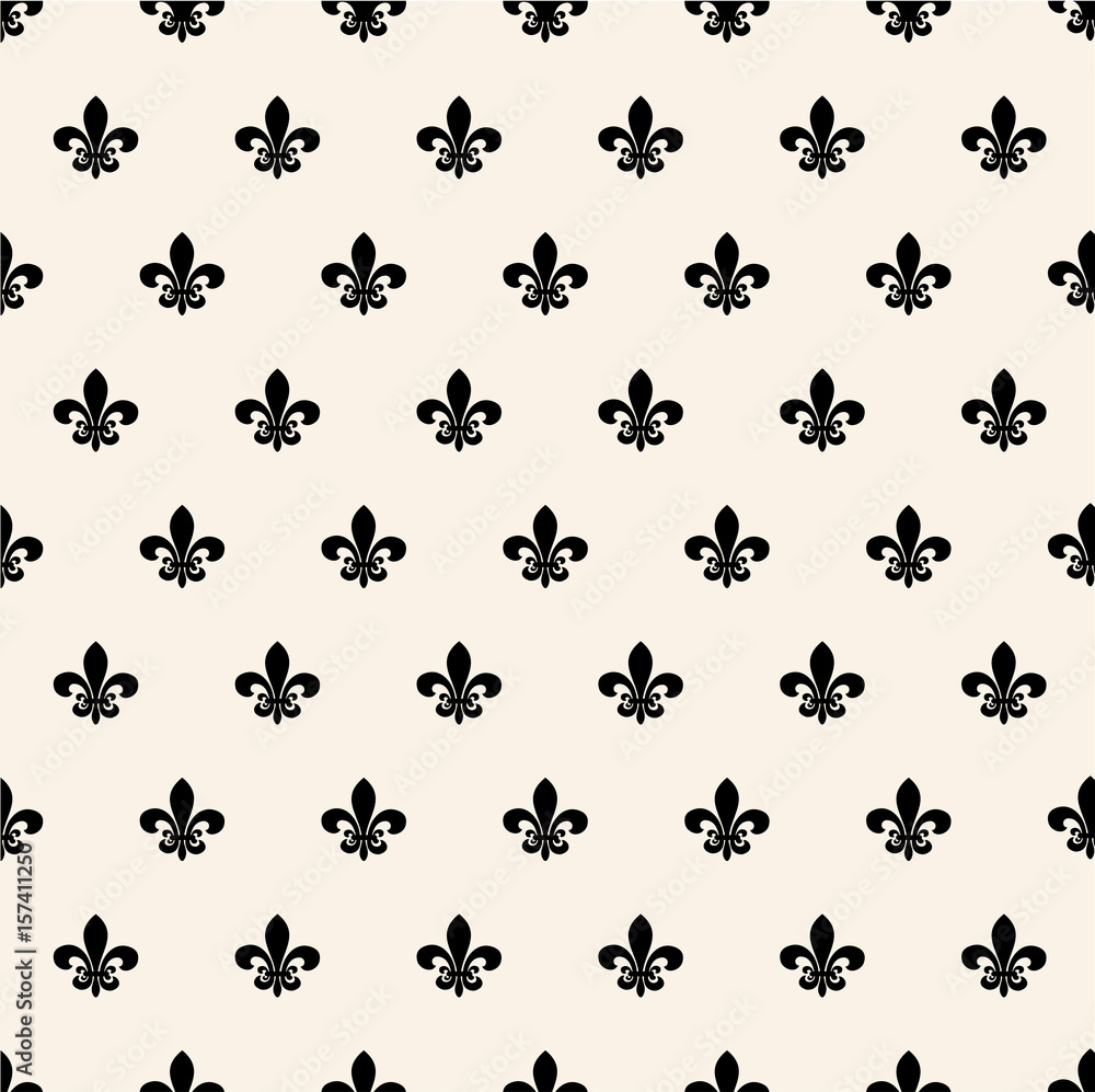 Fleur de lis pattern vector Fleur de lis pattern vector