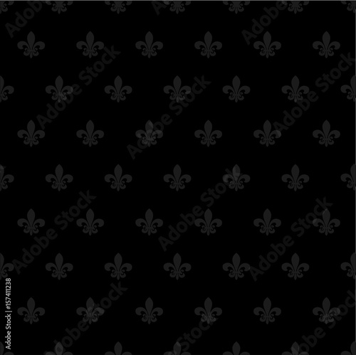 Fleur de lis pattern vector