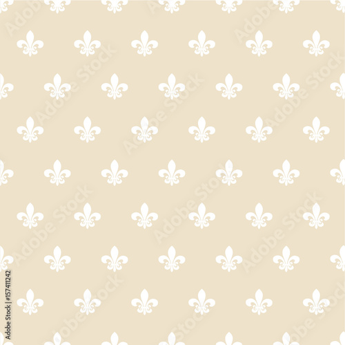 Fleur de lis pattern vector