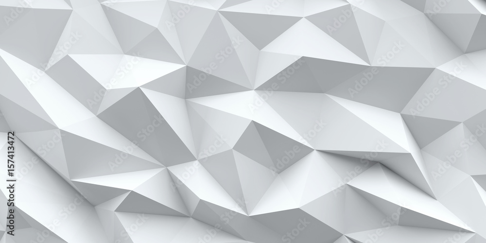 White background. Abstract triangle texture. - obrazy, fototapety, plakaty 