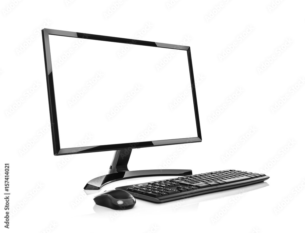 Fototapeta premium Modern PC computer isolated.