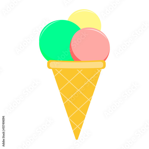 Ice cream vector illustration