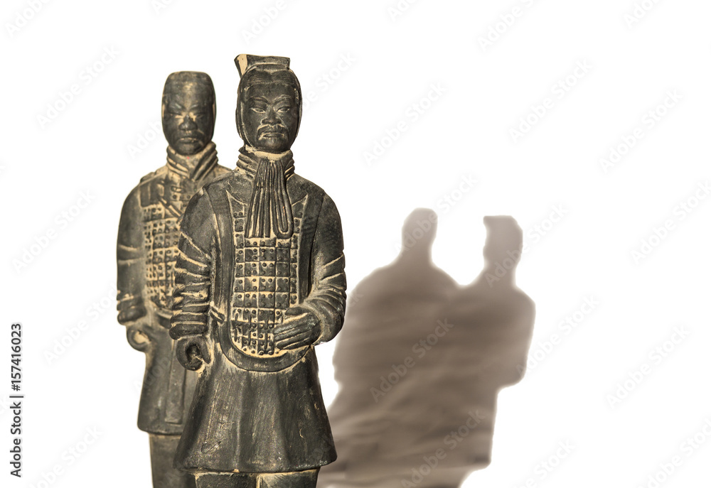 Two soldiers of Terracotta Army