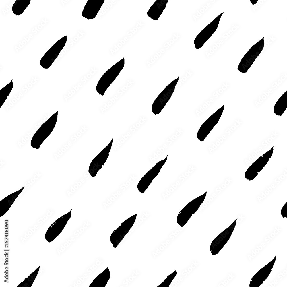 Raindrops black and white pattern vector Raindrops black and white pattern vector