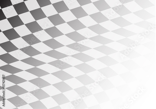 Checkered wave gradient design for race championship background vector illustration.