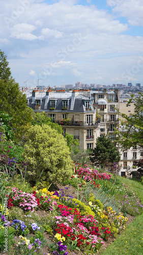 View from Sacre Coeur to Paris, Montmartre, Paris, France