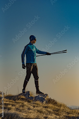 Man on the edge staring into the distance