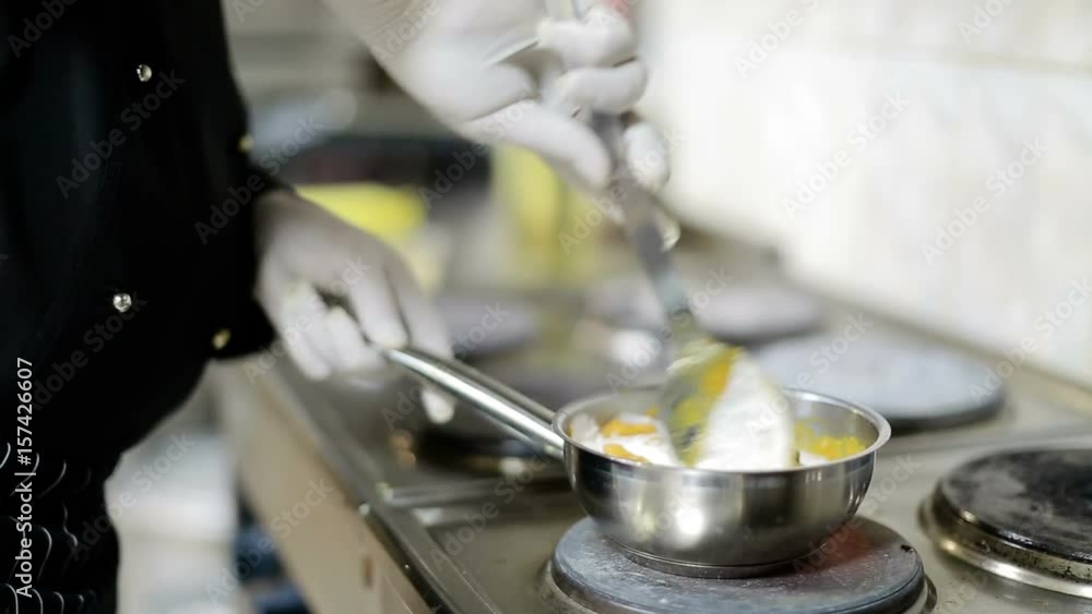 Professional Kitchen, Preparing Dinner Professional Kitchen, Preparing Dinner