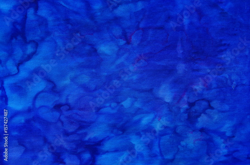 Dyed blue textile background pattern
