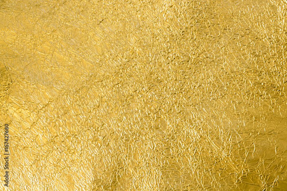 Gold foil texture background Stock Photo | Adobe Stock