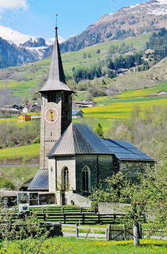 Kirche St. Martin, Zillis, Schweiz