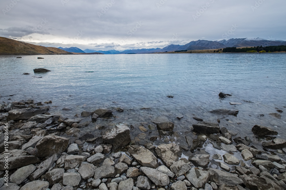 Landscape around Lake Tekapo, New Zealand Landscape around Lake Tekapo, New Zealand
