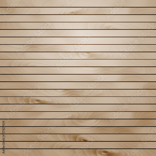 Cartoon square background with wooden boards