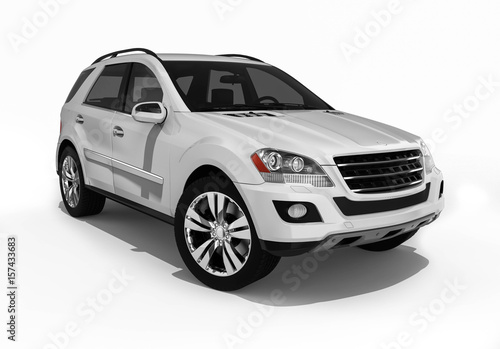 3D render image representing an luxurysuv / Luxury SUV photo