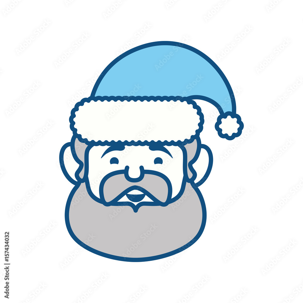 Santa claus cartoon icon vector illustration graphic design