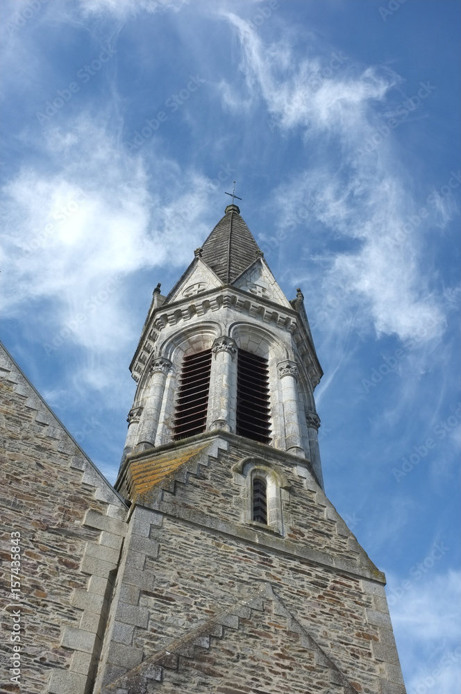 en haut du clocher en haut du clocher