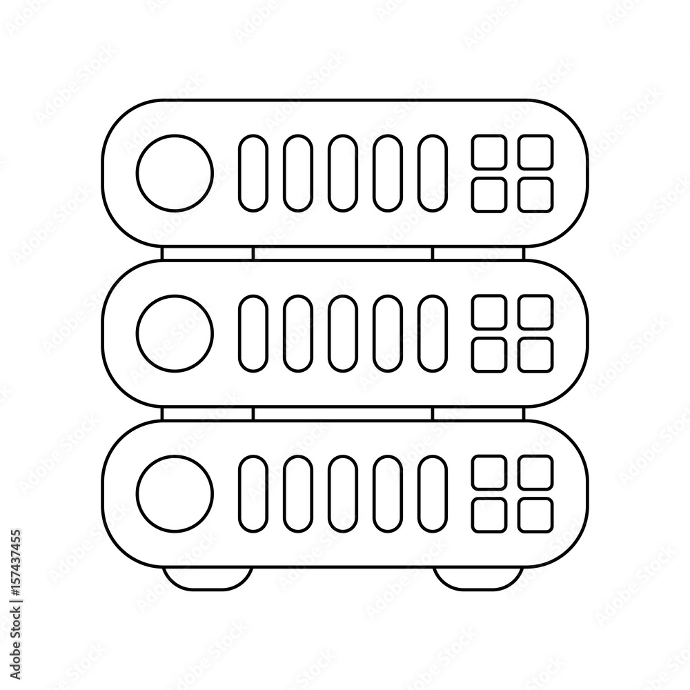 Storage database tower icon vector illustration graphic design Storage database tower icon vector illustration graphic design