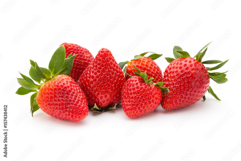 Strawberry isolated on white background. Fresh berry. Strawberry isolated on white background. Fresh berry.