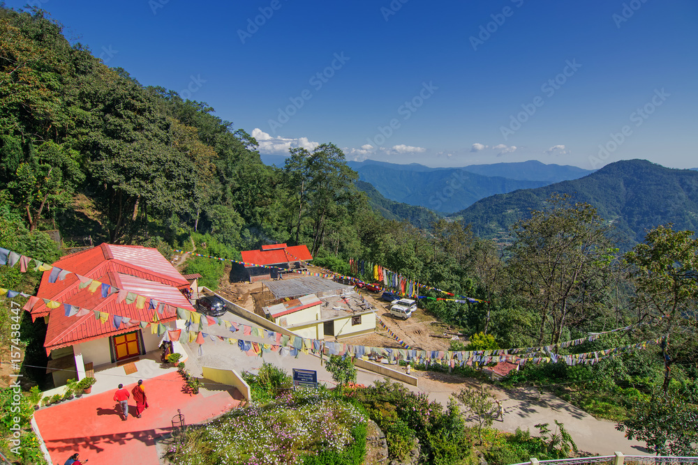 Samdruptse , Buddhist Monastery at Ravangla, Sikkim, India