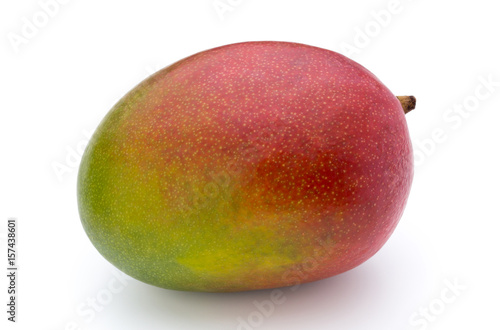 Mango fruit isolated on white background .