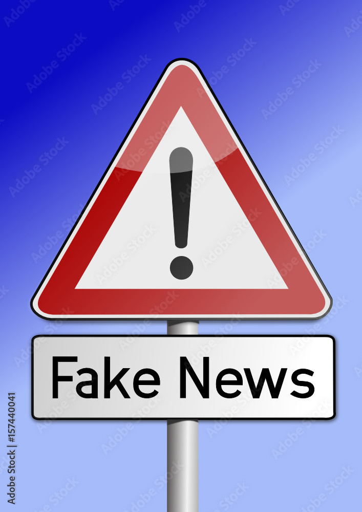 Achtung Fake News Stock Vector | Adobe Stock