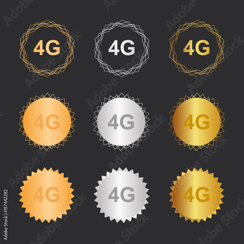 4G - Bronze, Silber, Gold Medaillen