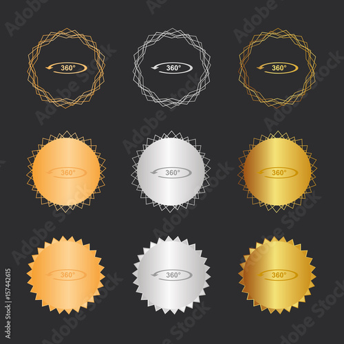 360 Grad VR - Bronze, Silber, Gold Medaillen