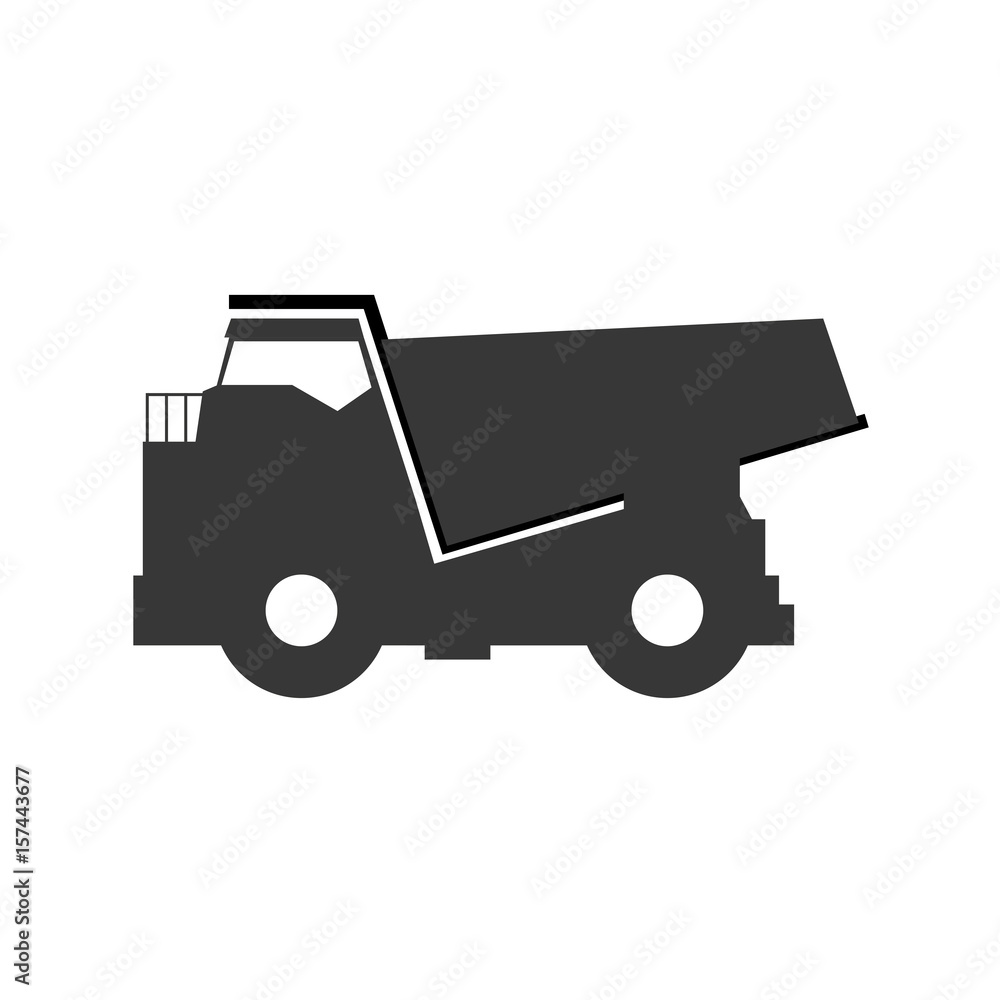 big dump truck icon vector illustration graphic design big dump truck icon vector illustration graphic design