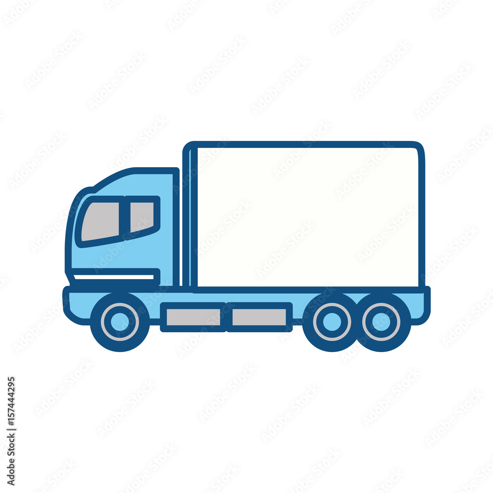 Cargo truck vehicle icon vector illustration graphic design Cargo truck vehicle icon vector illustration graphic design